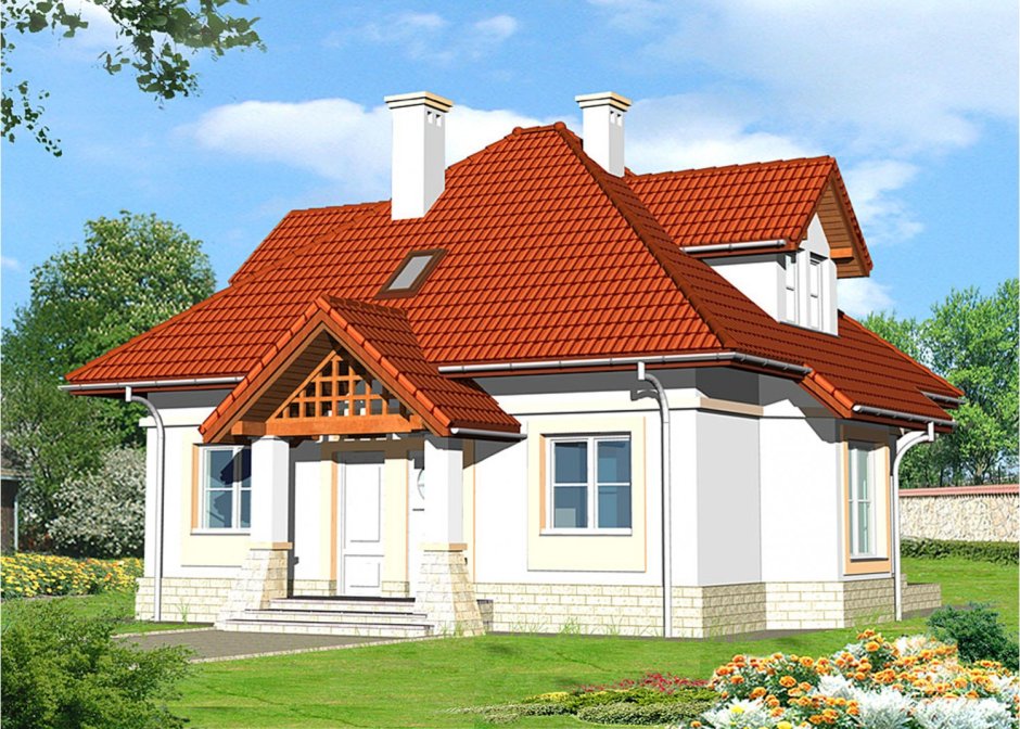 Эркер четырёхскатная