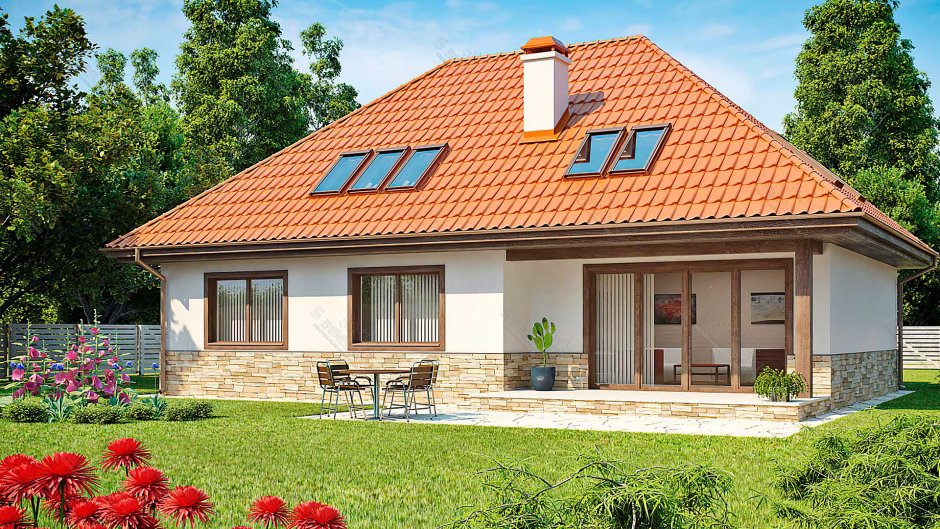 Проект z500 с мансардой