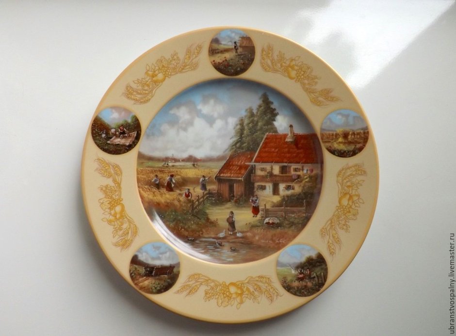 Английские декоративные тарелки