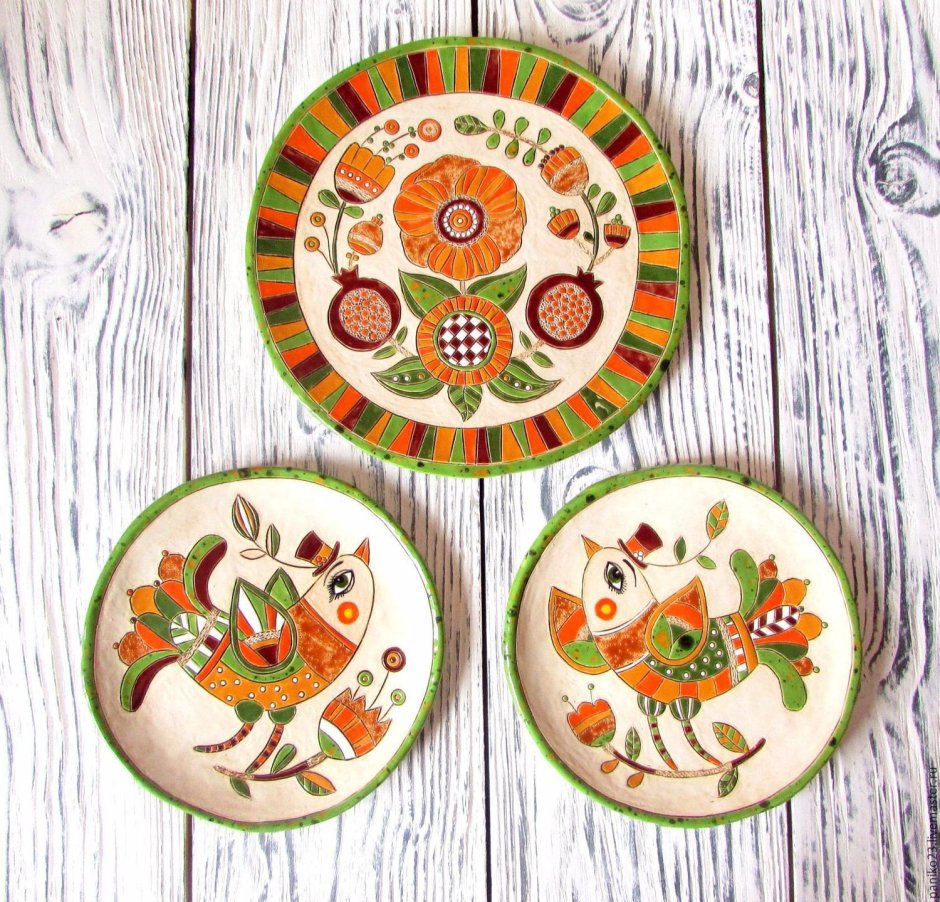 Красивые тарелки