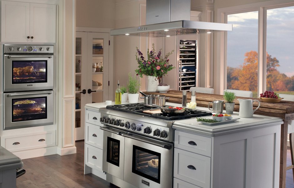 Газовая плита в интерьере