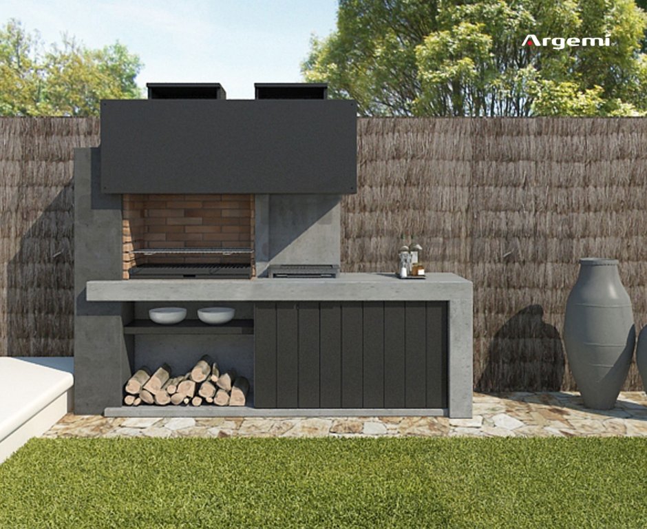 Мангал в современном стиле