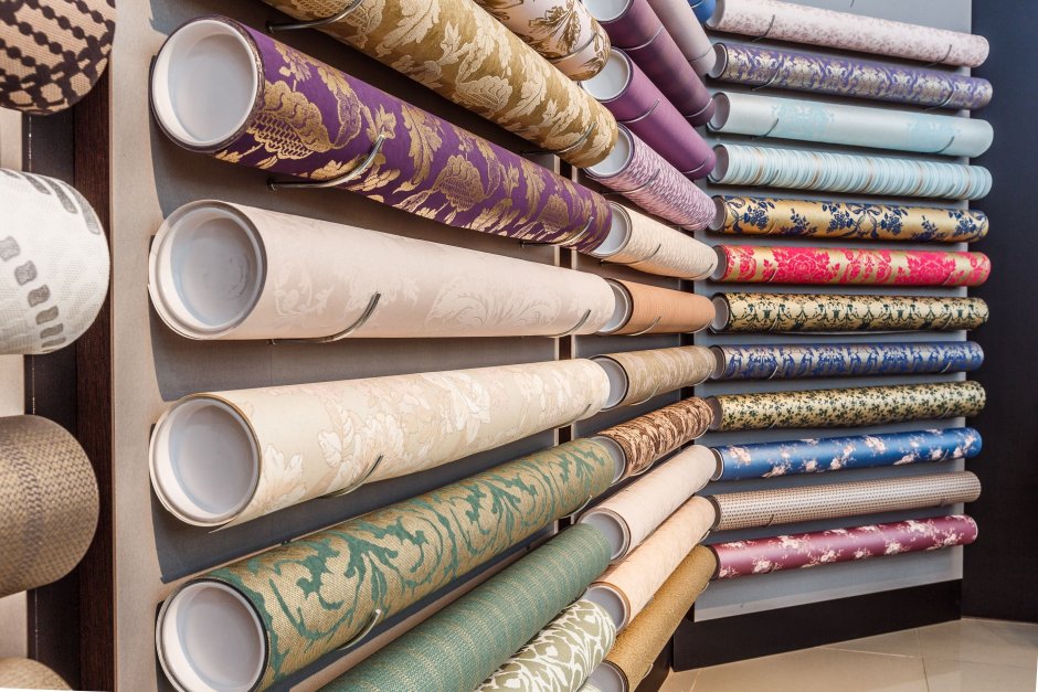 Рулоны обоев для стен