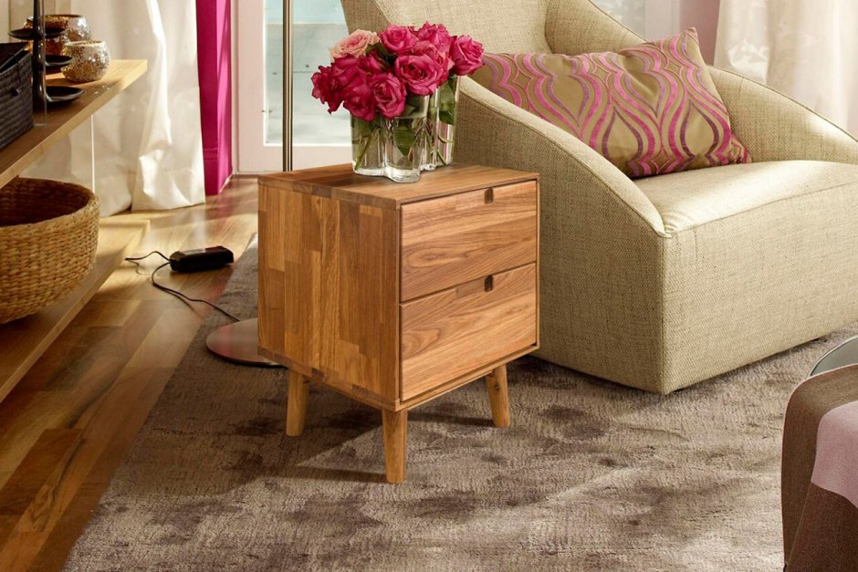 Тумбочки прикроватные 40на50цвет дуб Кантри