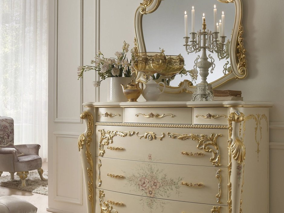 Угловые комоды в стиле Барокко