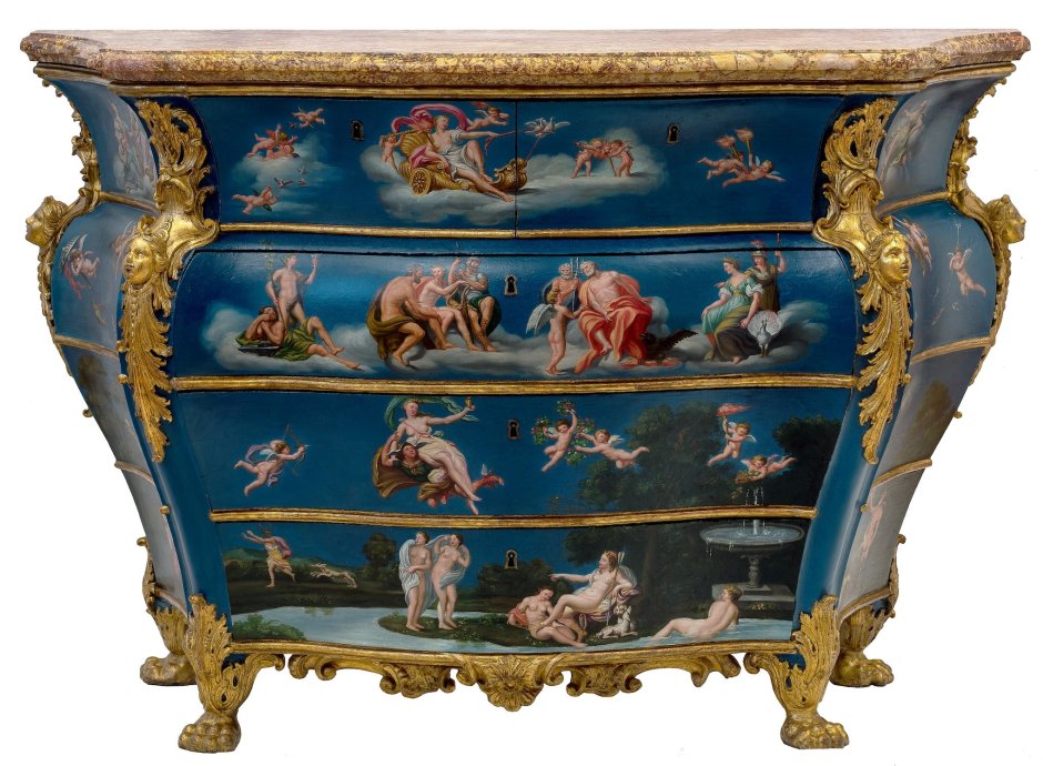 Текстура Барокко в мебели