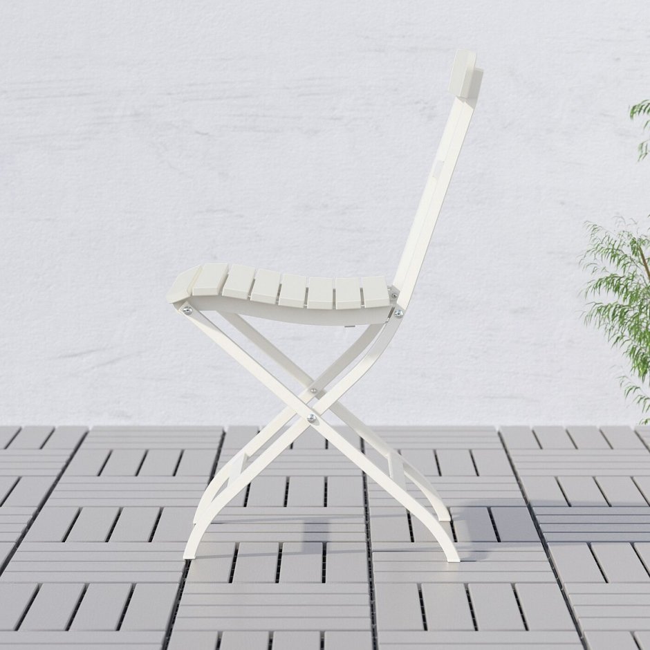 Стулья складные белые