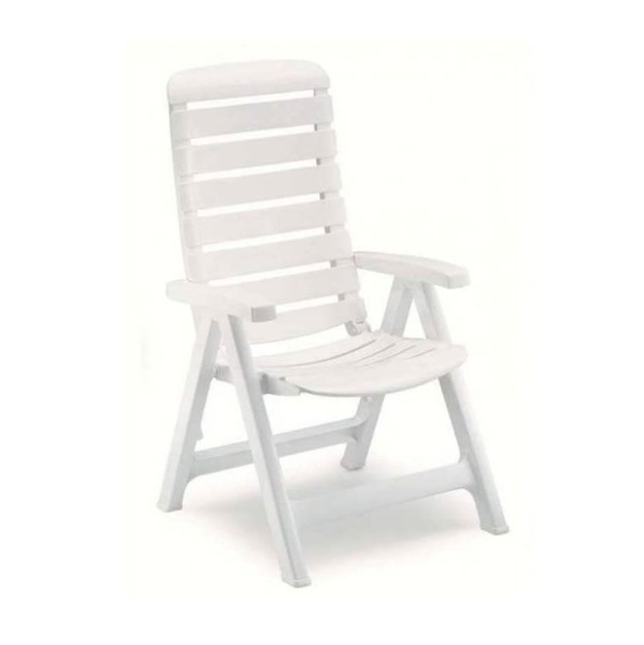 Стул складной деревянный белый