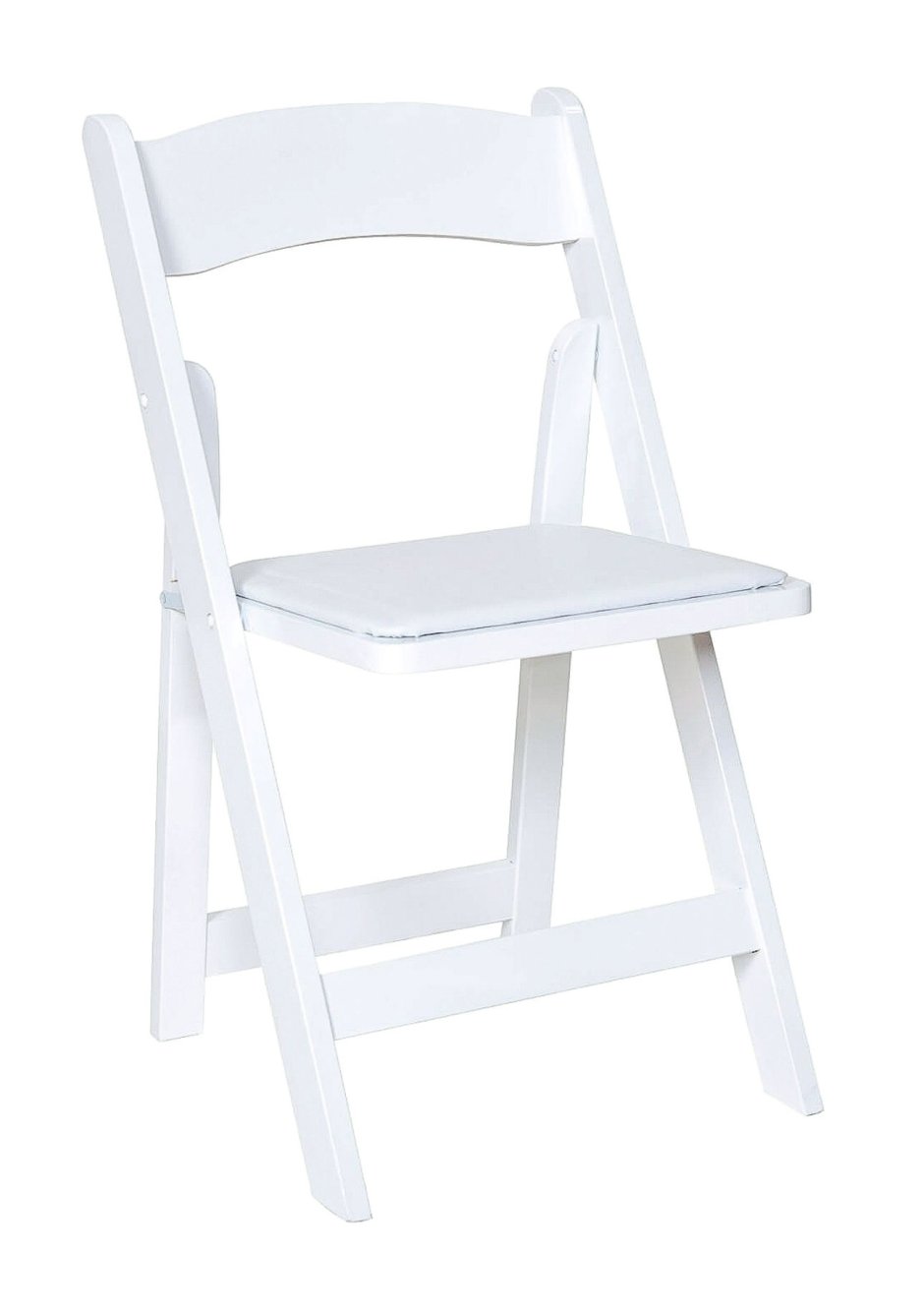 Стул раскладной деревянный белый