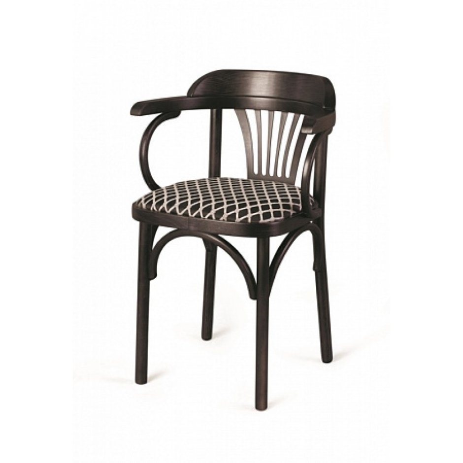 Стул tulipan Chrome ru (Box-4) v-14 кз. Черный глад новый стиль