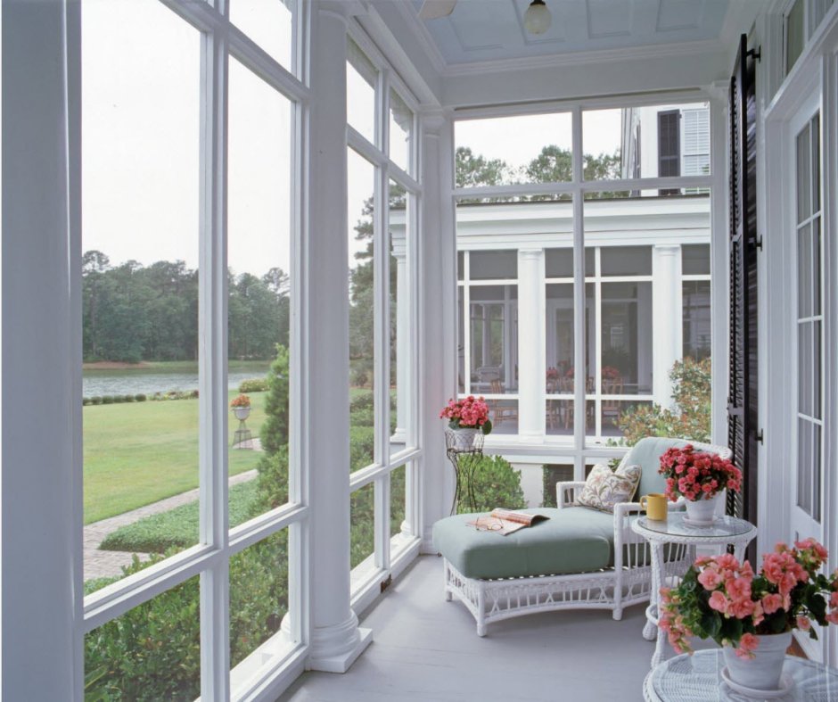 Окна на веранду