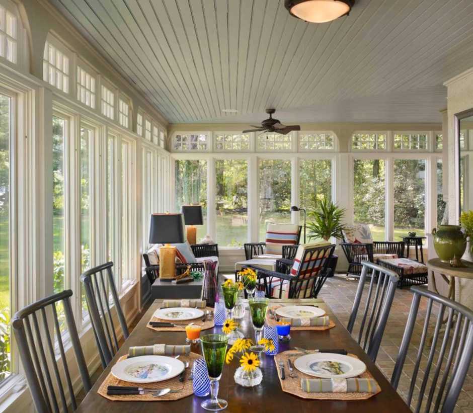 Веранда столовая