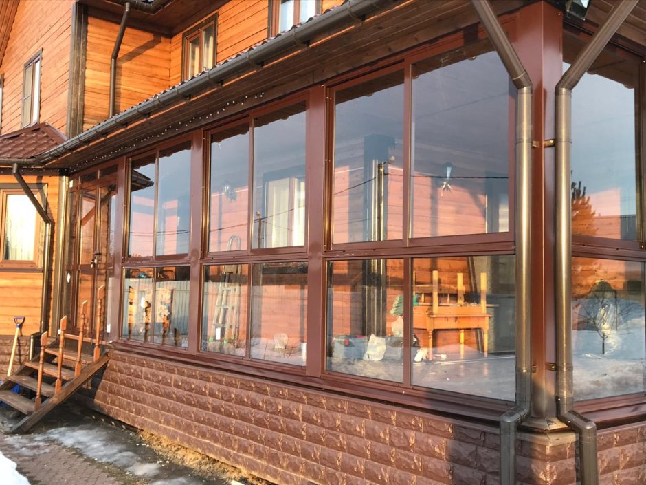 Остекление веранды