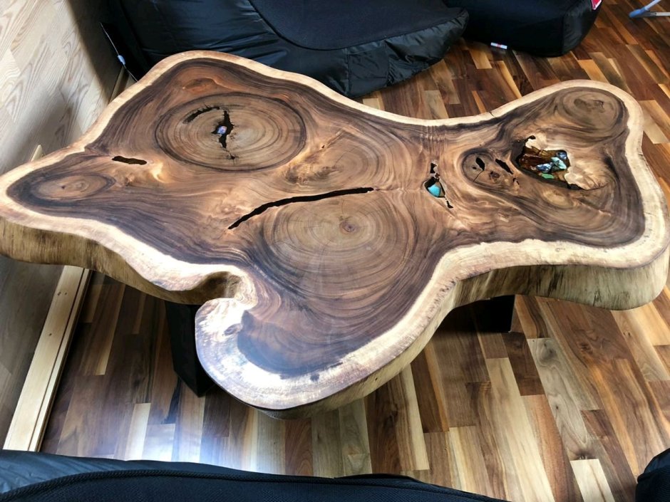 Мебель из слэба дерева