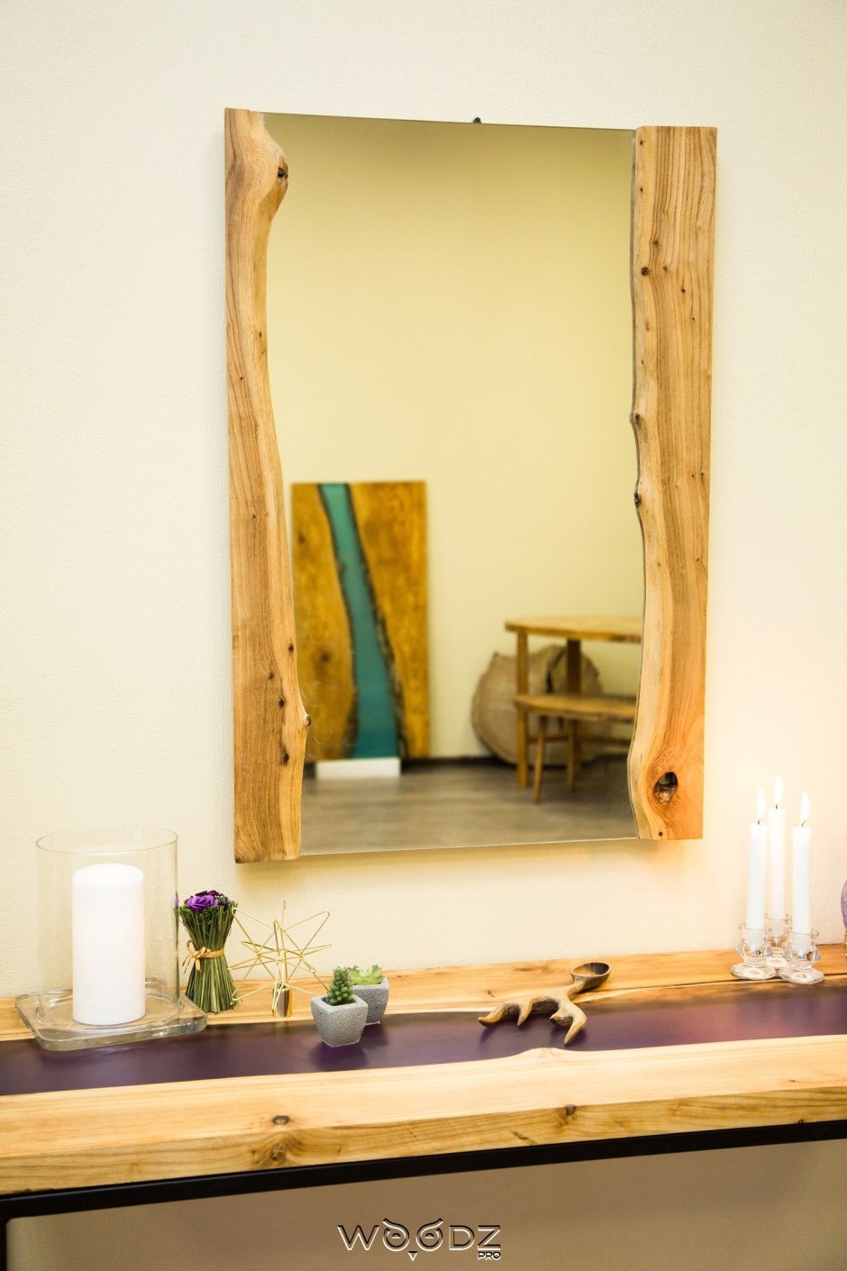 Зеркало слэб карагач