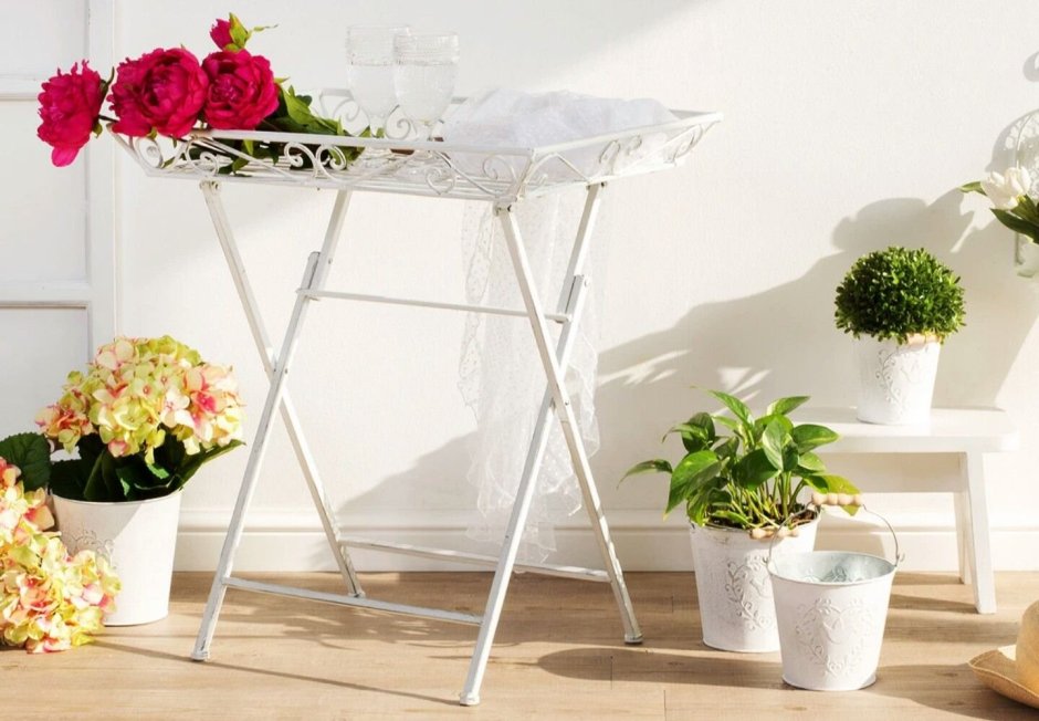 Полка для цветов напольная