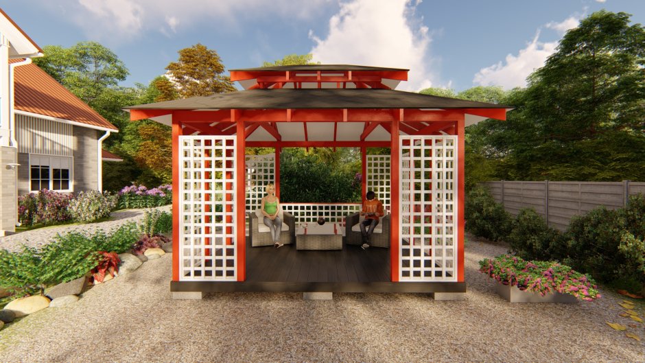 Окинава беседка