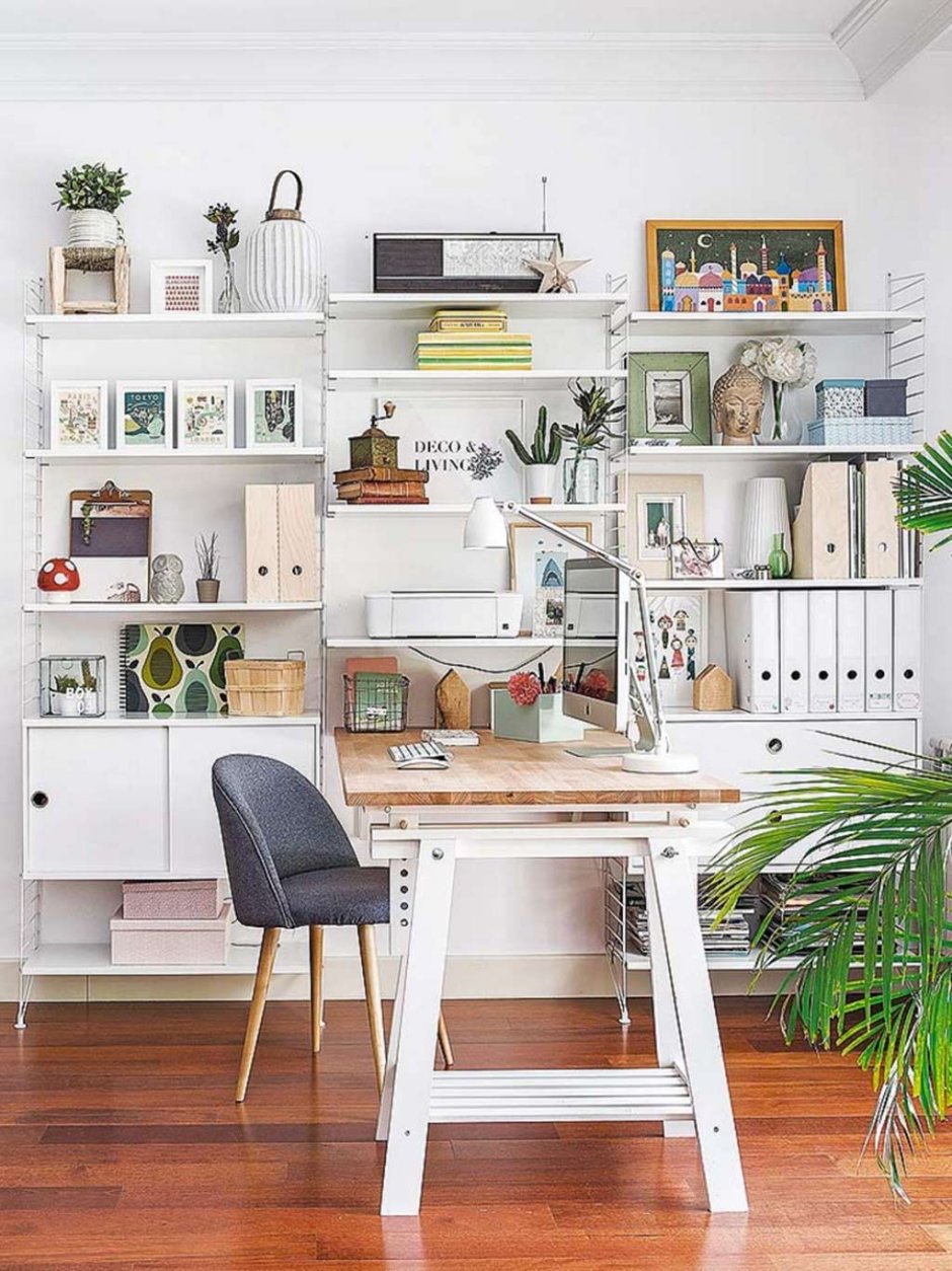 Уютное рабочее место для учебы