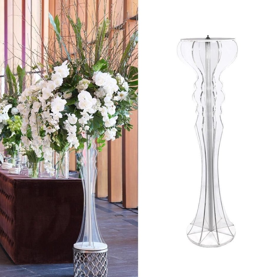 Стойки под цветы на свадьбу