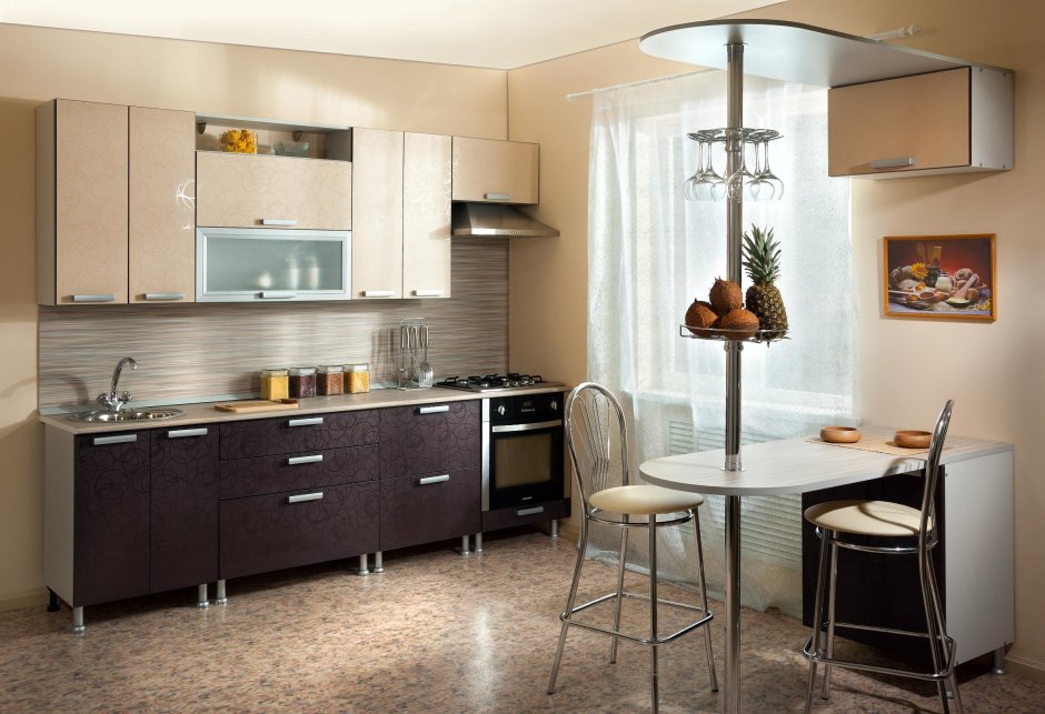 Кухни в стиле шейкер маленькие