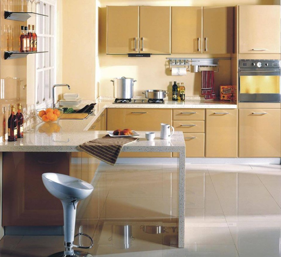 Барная стойка для кухни в общежитии