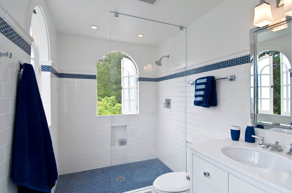 Санузел в морском стиле