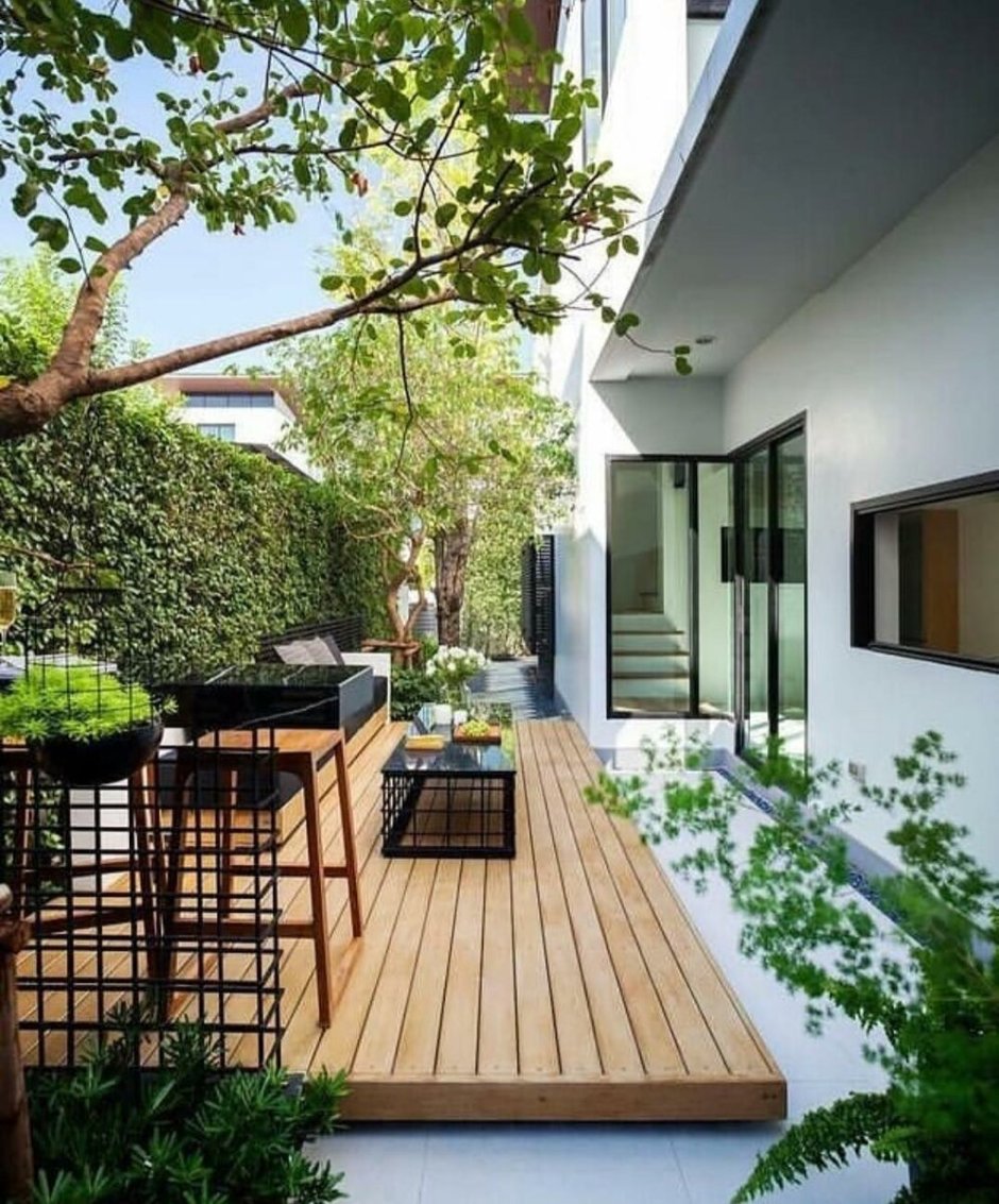 Ландшафт маленького двора