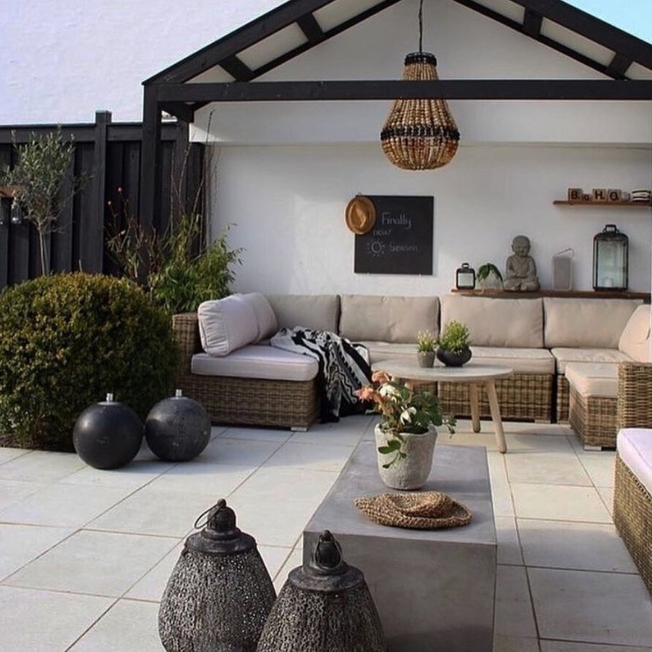 Беседка в скандинавском стиле