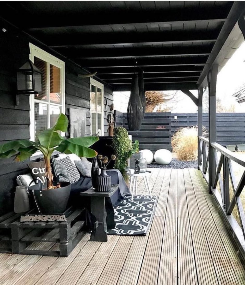 Веранда в стиле лофт