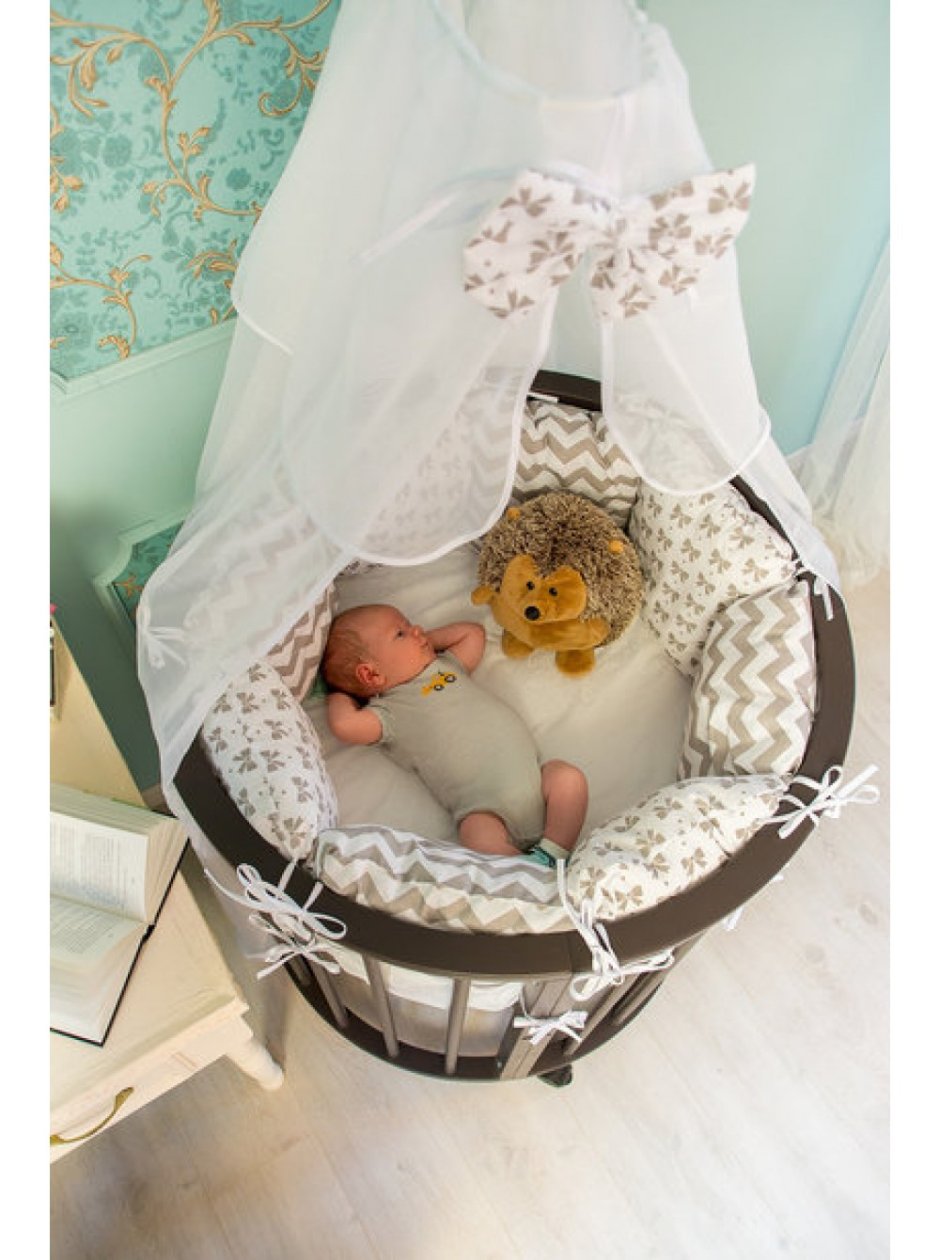 Кроватка детская круглая 8 в 1