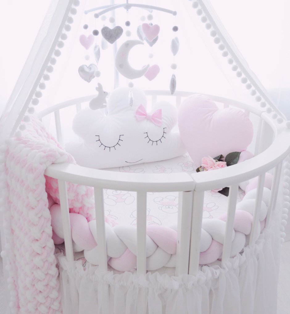 Кроватки для новорожденных девочек