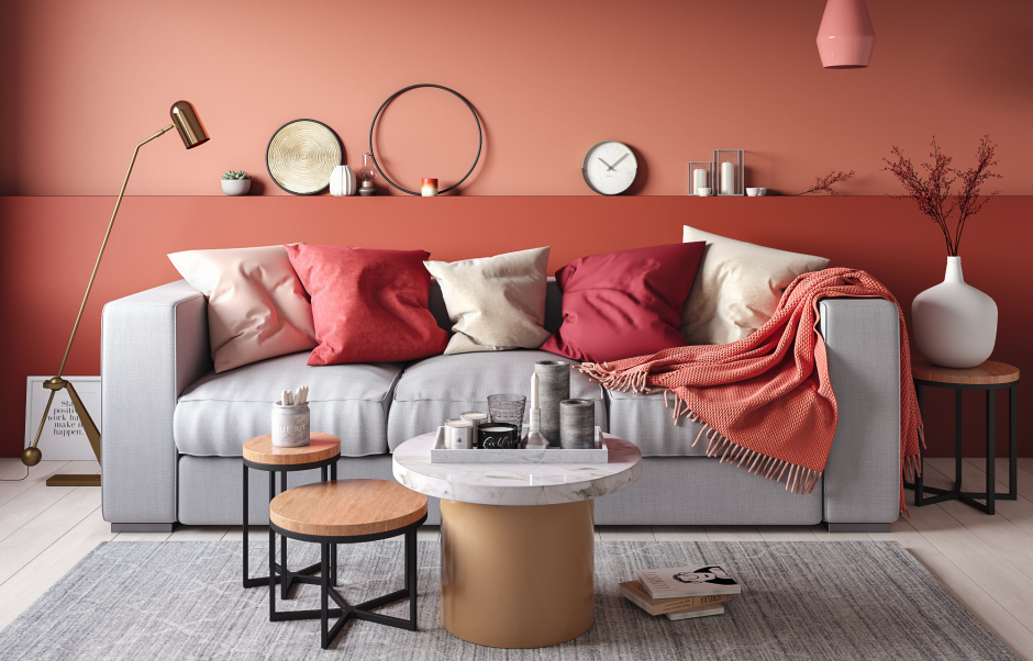 Стильная тахта на ножках