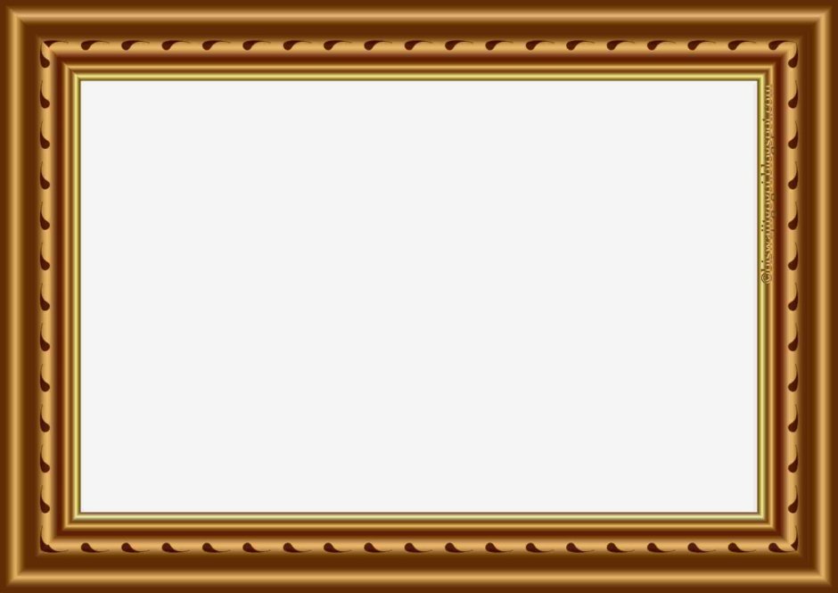 Картинная рамка на прозрачном фоне