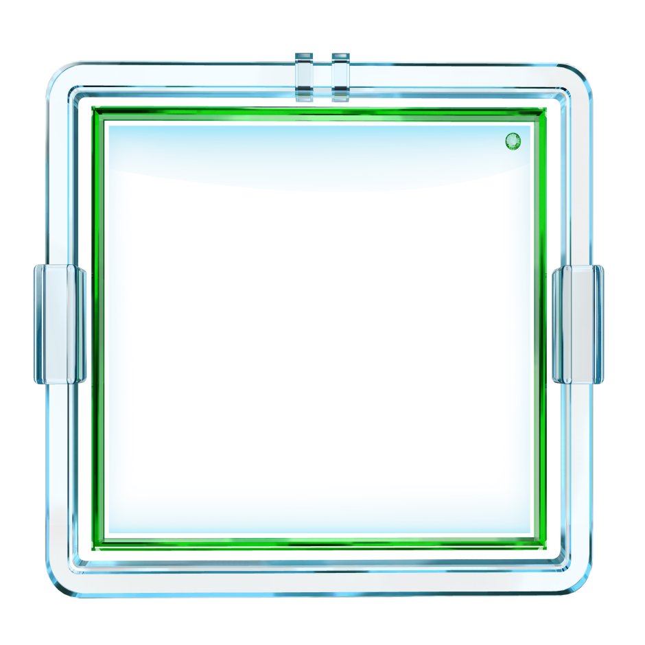 Прозрачная стеклянная рамка