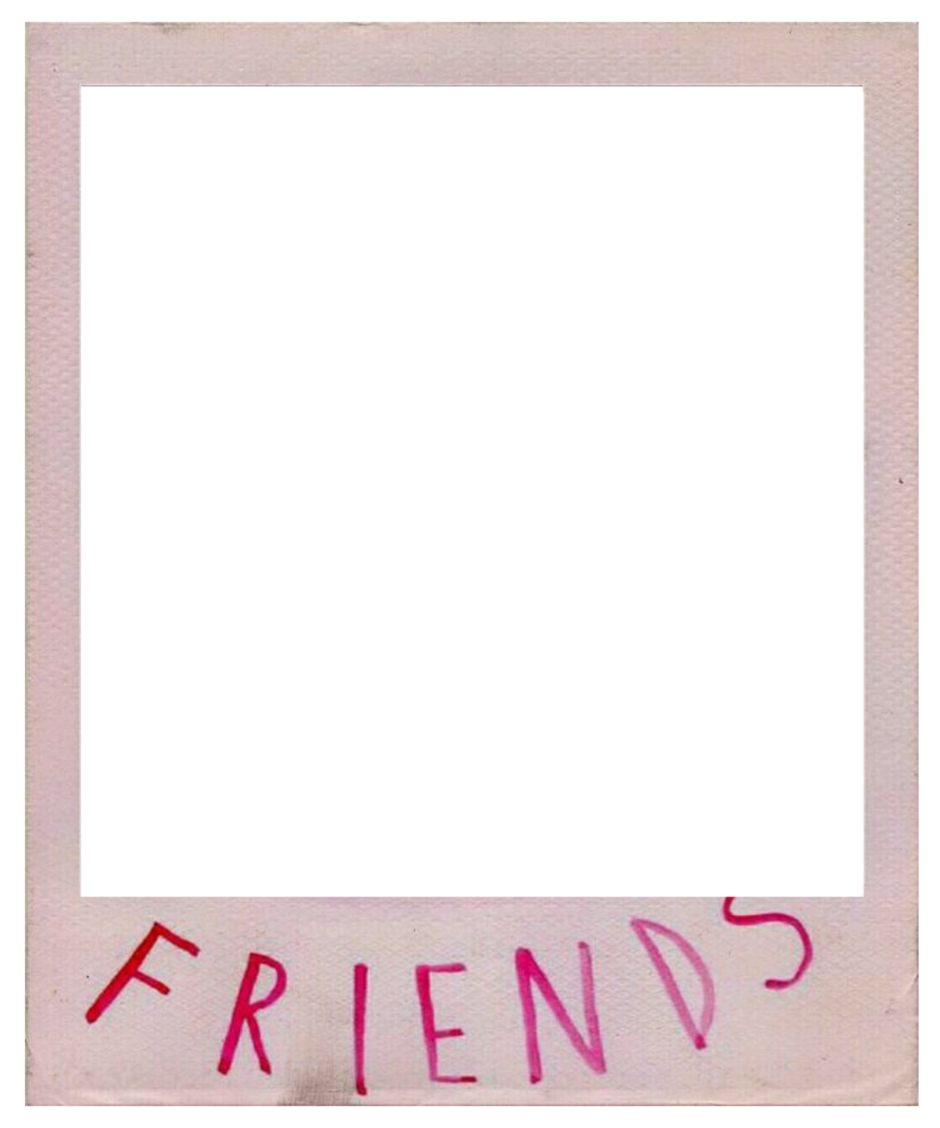 Рамка полароид с надписью