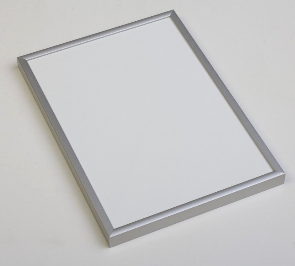 Рамка алюминиевая Нельсон, а1, 594х841мм, матовое серебро,rgamma.