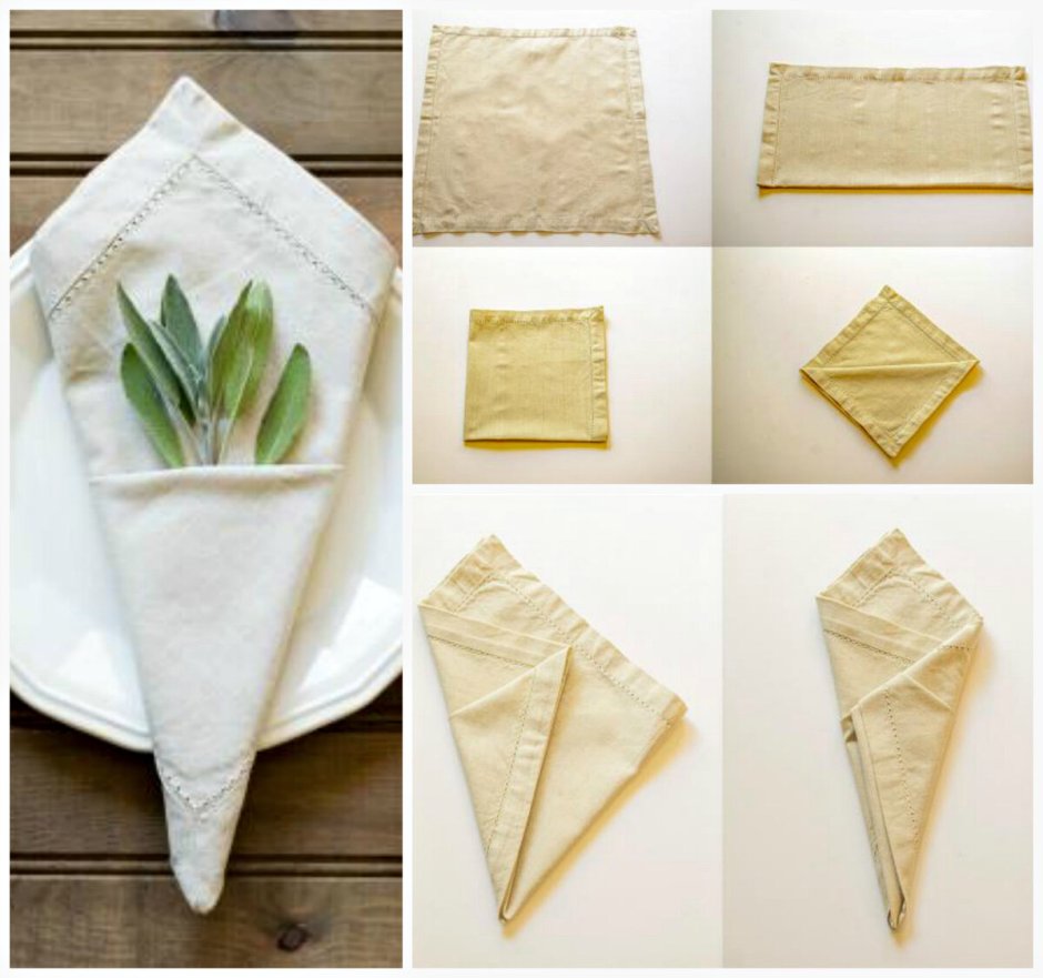 Необычные салфетки на стол