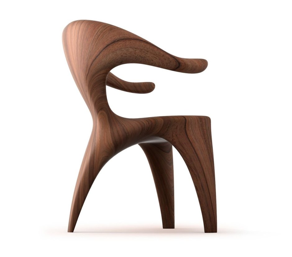 Необычные стулья из дерева