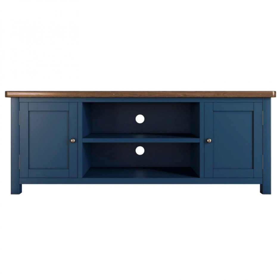 Тумбы для ТВ Этажерка комод под TV Jules Verne, 132x50x40 см, синий