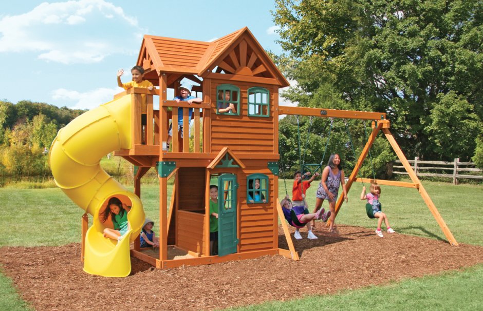 Детская игровая площадка Solowave Design Кедровый замок