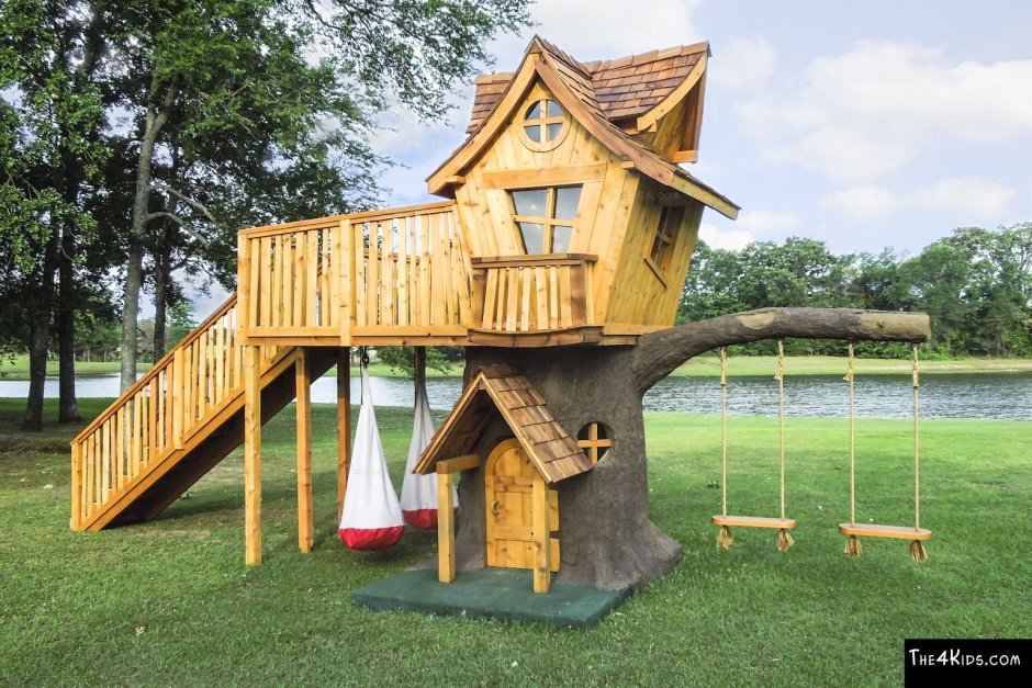 Детские площадки из дерева