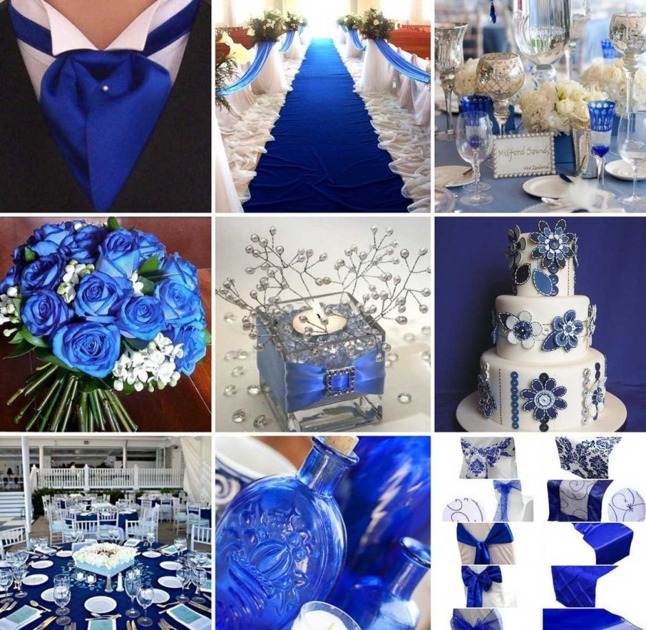 Спальня в синем цвете