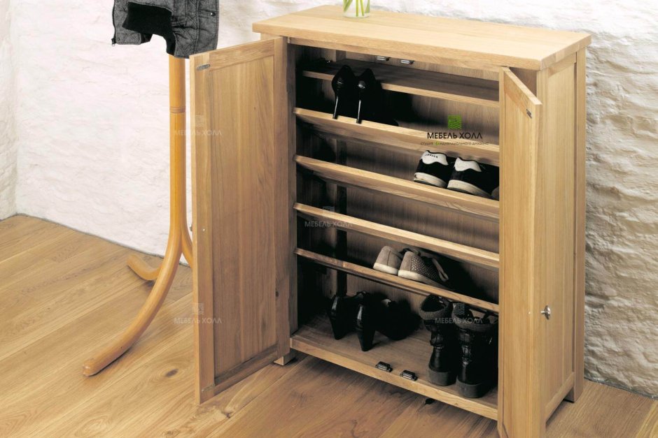 Комод для обуви из мебельного щита
