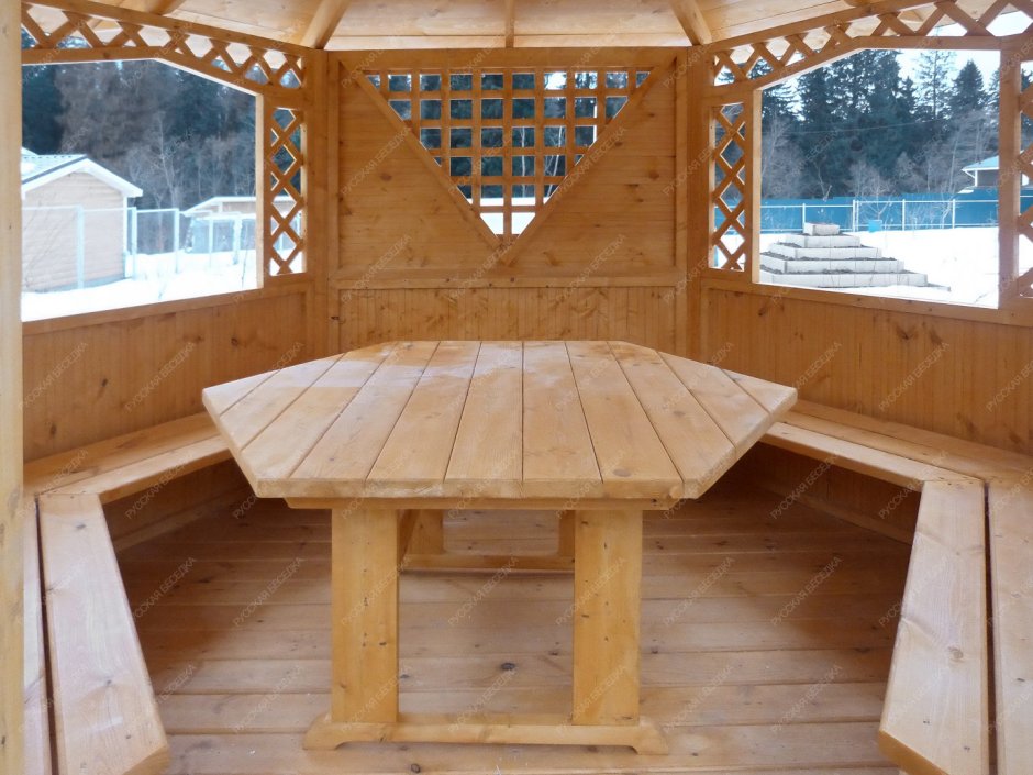 Беседка 2х2 шестигранная