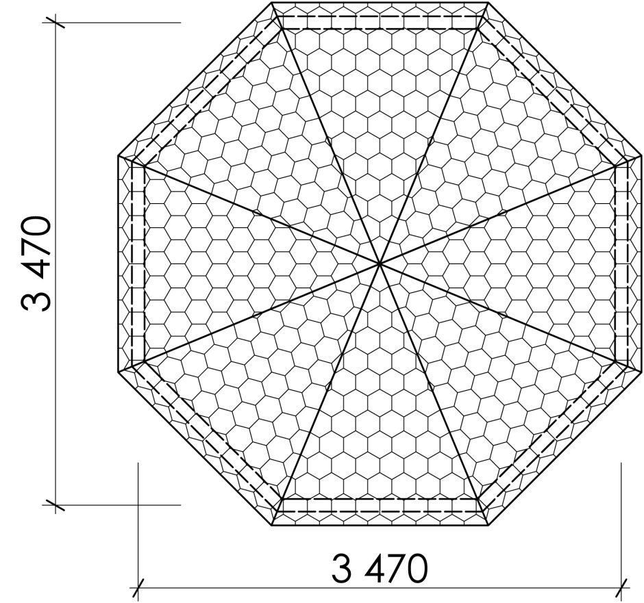 Стол восьмигранник