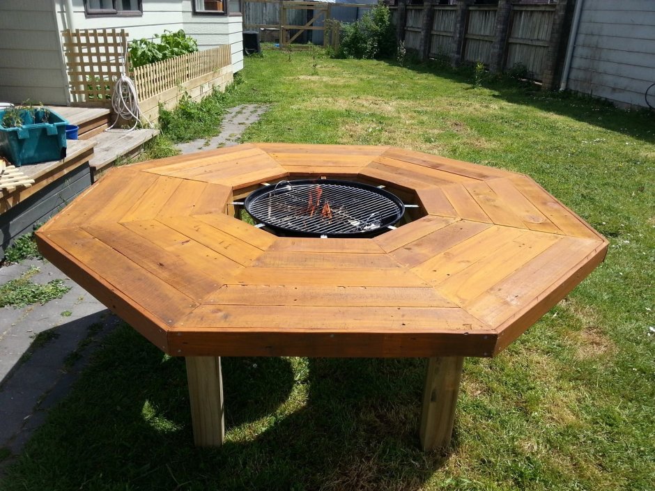 Гриль столы для беседок