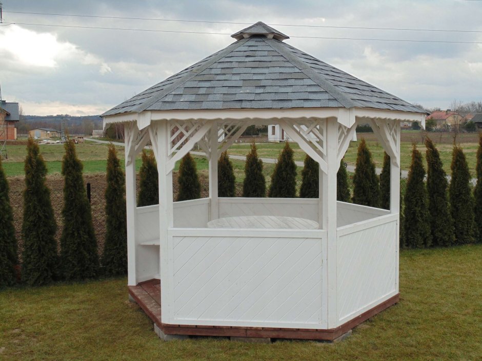 Шестигранной садовой беседки du183