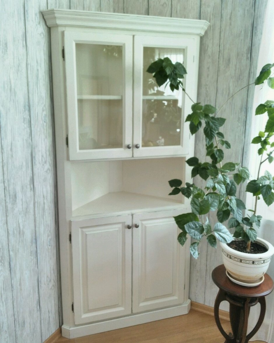 Угловой буфет в стиле Прованс