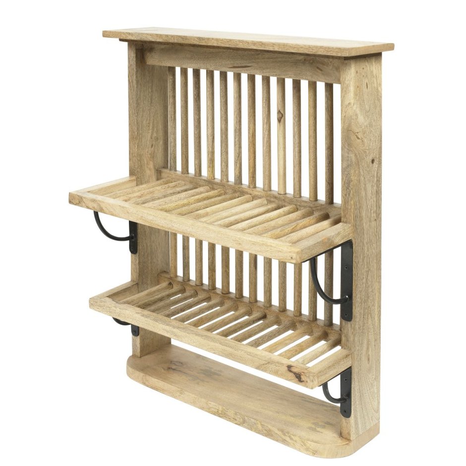 Сушилка для посуды навесная деревянная