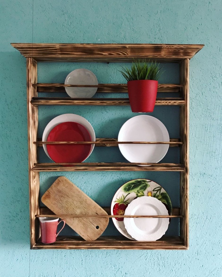 Деревянные полки